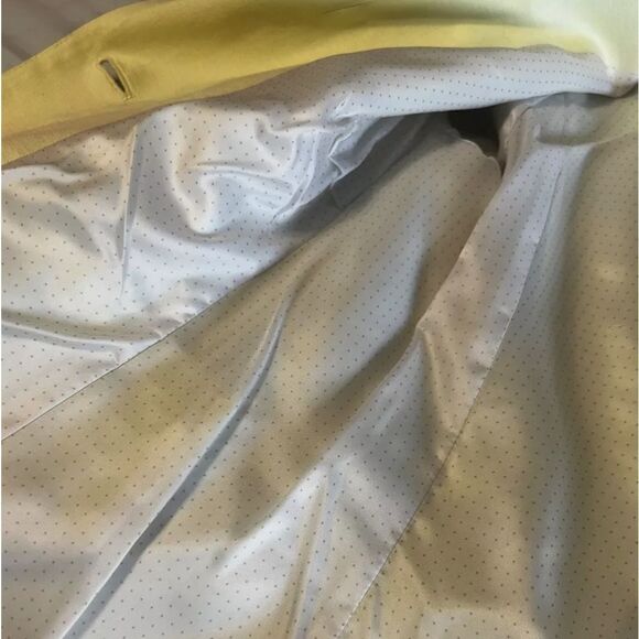 Banana Republic Citron Yellow Linen and Cotton Mix Blazer - Picture 7 of 7